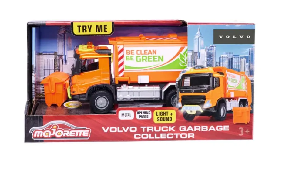 Majorette Grand Series - Volvo FMX Søppelbil