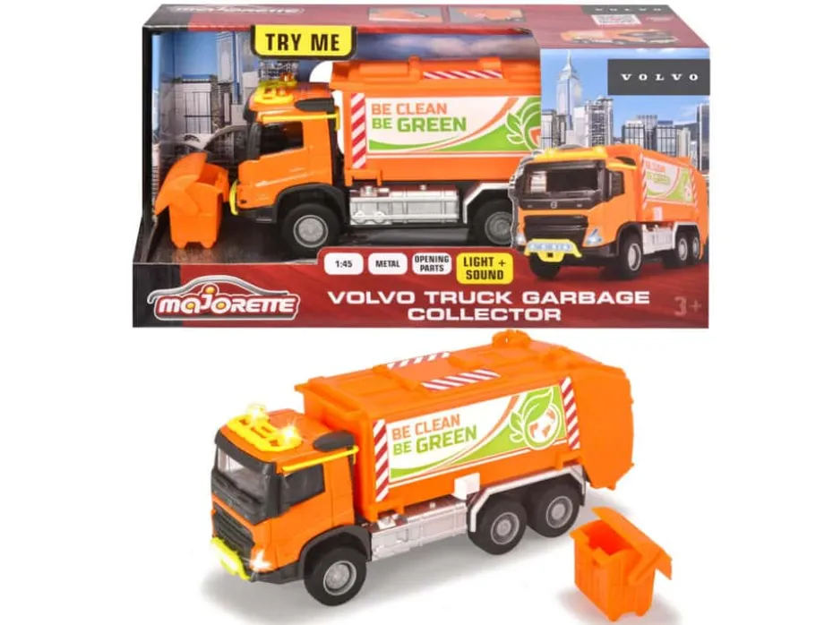 Majorette Grand Series - Volvo FMX Søppelbil