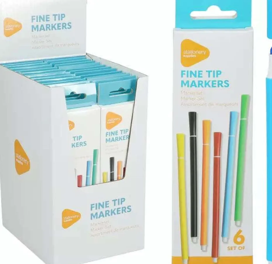 Markeringstusjer 6pk