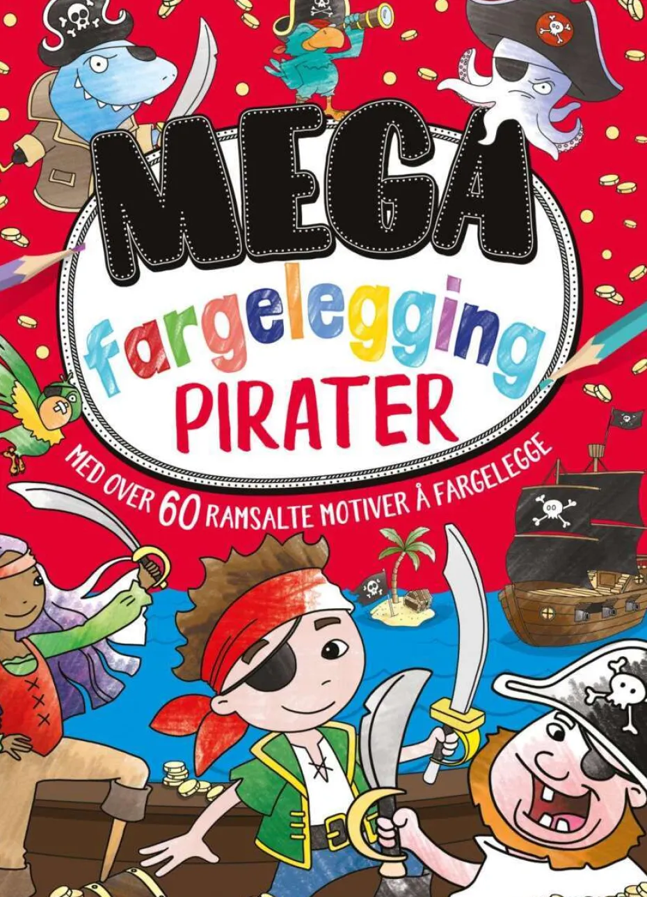 Mega fargelegging: Pirater