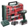 Metabo BS 18, borskrutrekker workshopsett m/batterier
