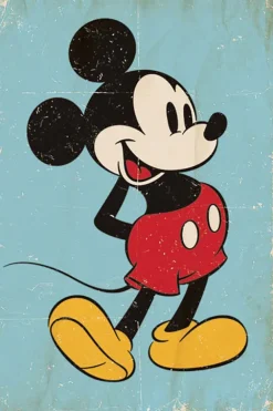 Mickey Mouse Retro plakat