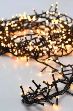 Microcluster lyslenke med 700 varmhvite led lys