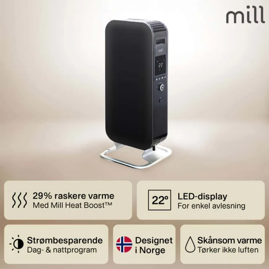 Mill Gente Air 1000W oljeovn