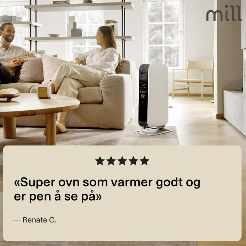 Mill Gentle Air 2000W oljeovn