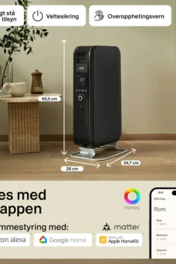 Mill Gentle Air WiFi Gen 3 1500W oljeovn