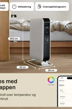 Mill Gentle AirWiFi 2000W oljefylt radiator