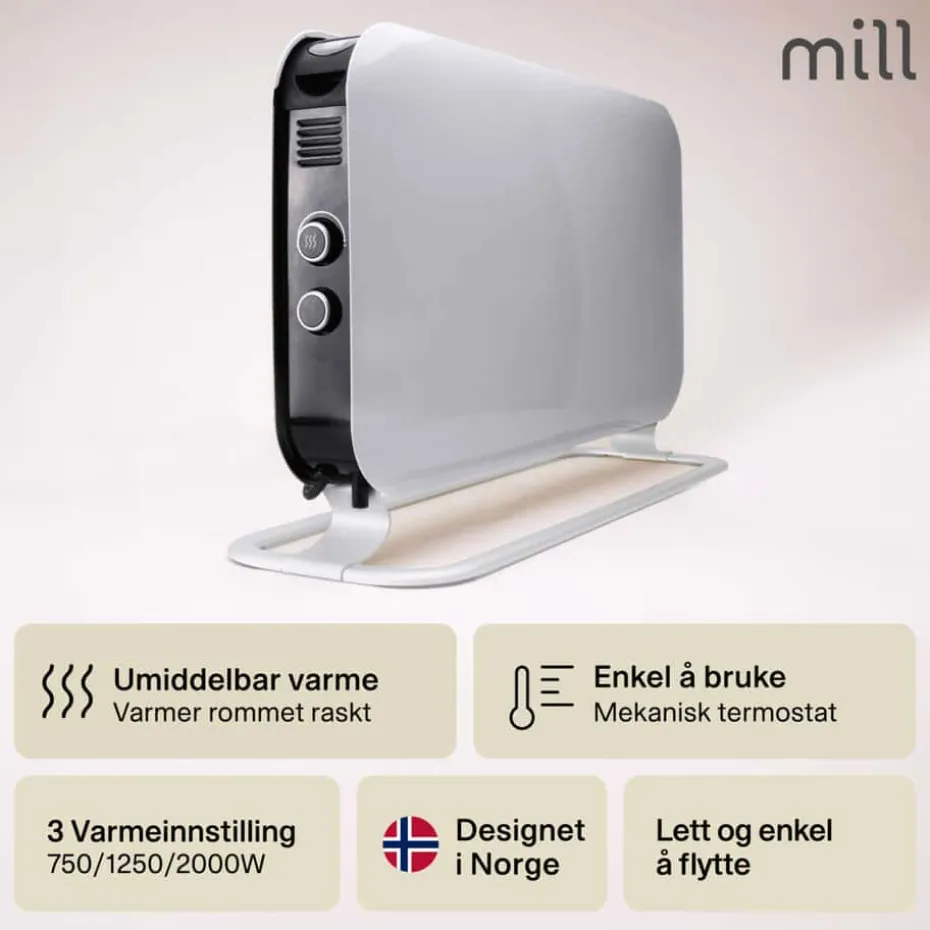 Mill Instant Mec 2000W gulvovn