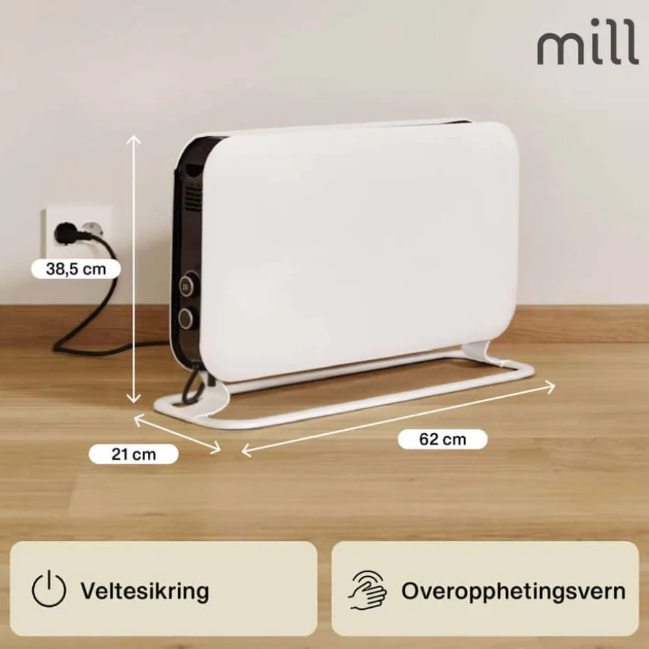Mill Instant Mec 2000W gulvovn