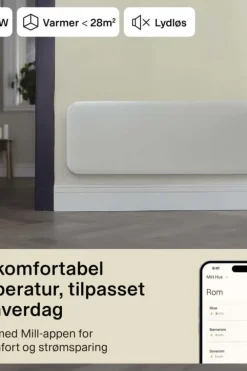 Mill Invisible Smart WiFi Gen 4 2000W panelovn