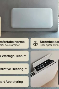 Mill Invisible Smart WiFi 900W Gen. 4 panelovn