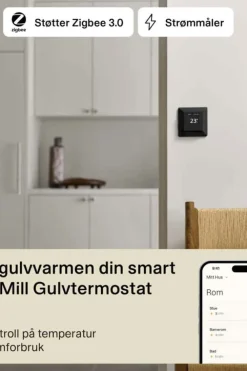 Mill Smart WiFi gulvtermostat