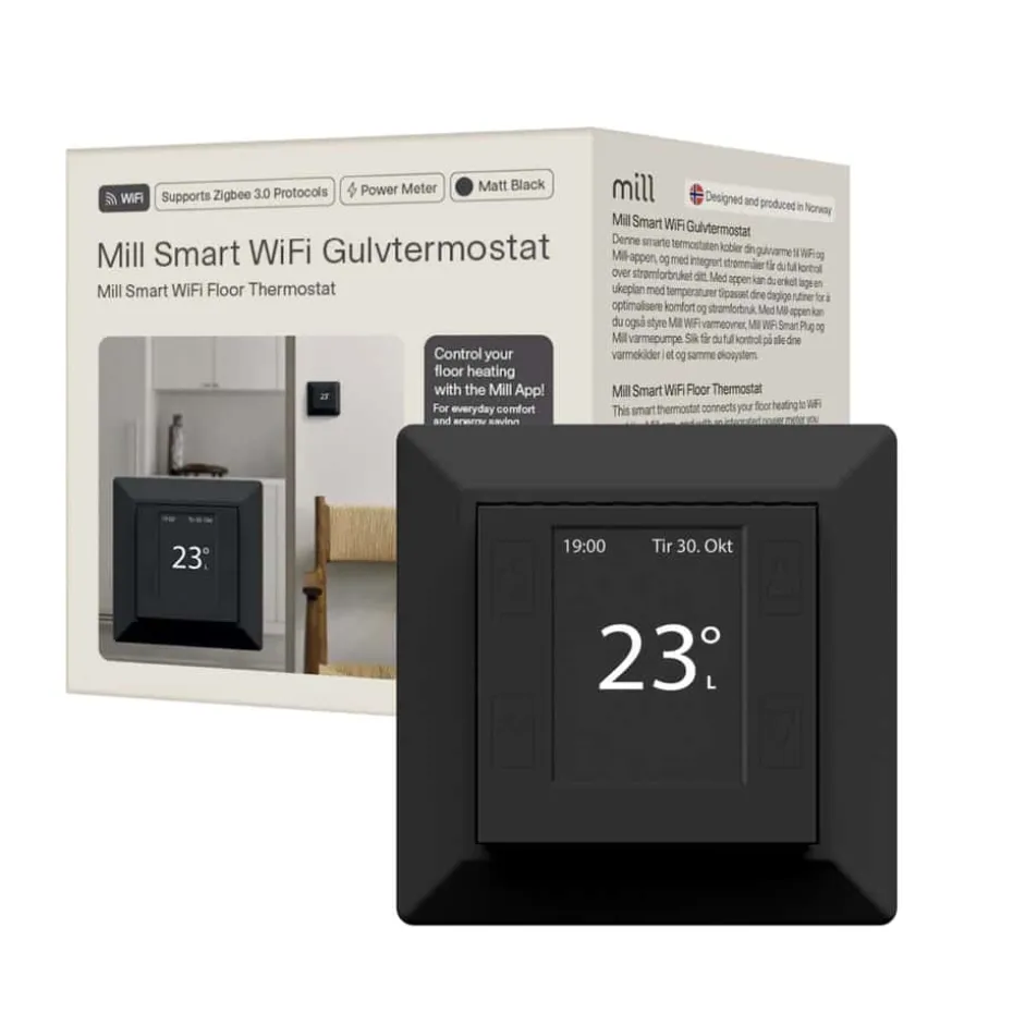 Mill Smart WiFi gulvtermostat