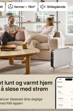 Mill WiFi 1200W gulvovn