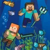Minecraft: Underwater notatbok A6