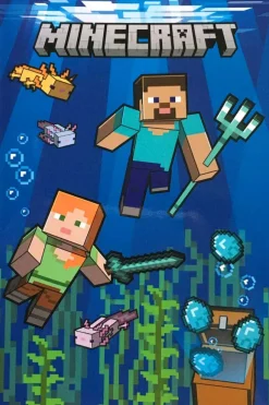 Minecraft: Underwater notatbok A6