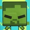 Minecraft: Zombi chibi skrivebok