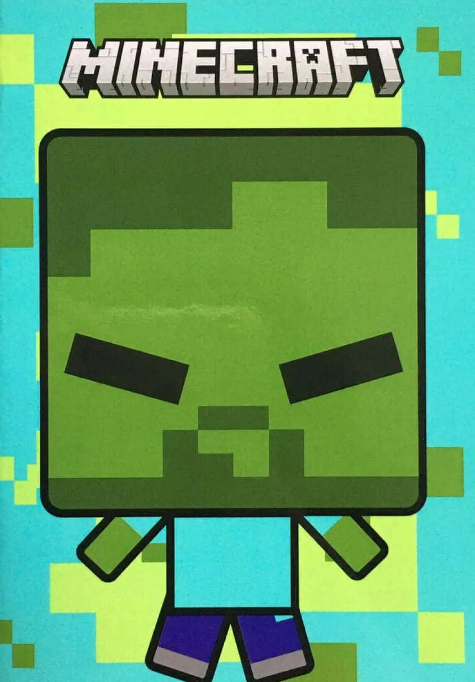 Minecraft: Zombi chibi skrivebok