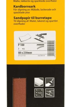 Mirka slipepapir med borrelås 3-pk