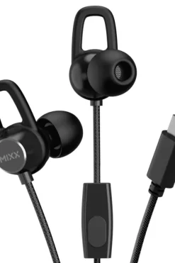 Mixx Hodetelefon Soundport USB-C In-Ear Kablede Svart