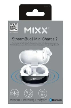 MIXX Mini Charge 2 In-Ear Tws Qi ørepropper