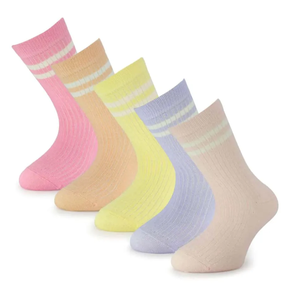 Mjuk Basic sokker barn 5-pk