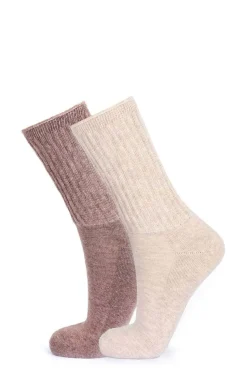 Mjuk Comfy sokker 2-pk dame