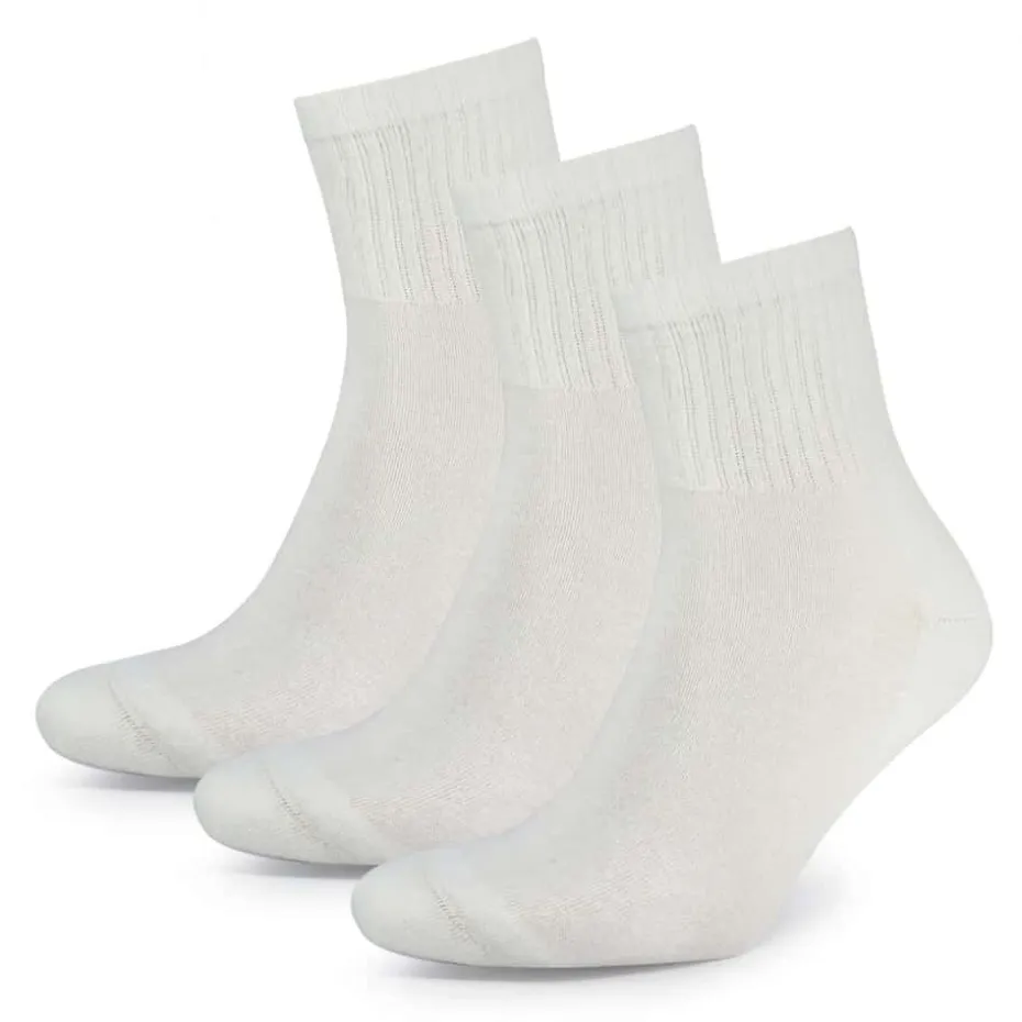 Mjuk quartersokker unisex 3-pk