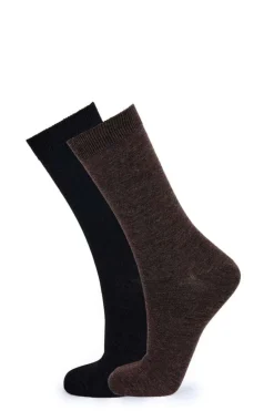 Mjuk ullsokker 2-pk unisex