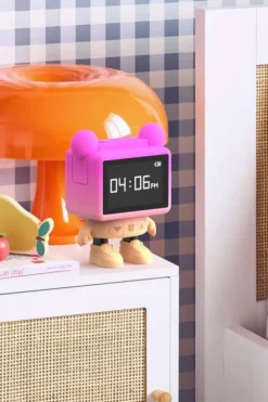 MOB Alarmklokke Dancing Clock Rosa