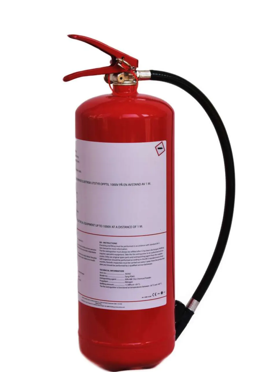 No-flame pulver 43A-233B brannslukker