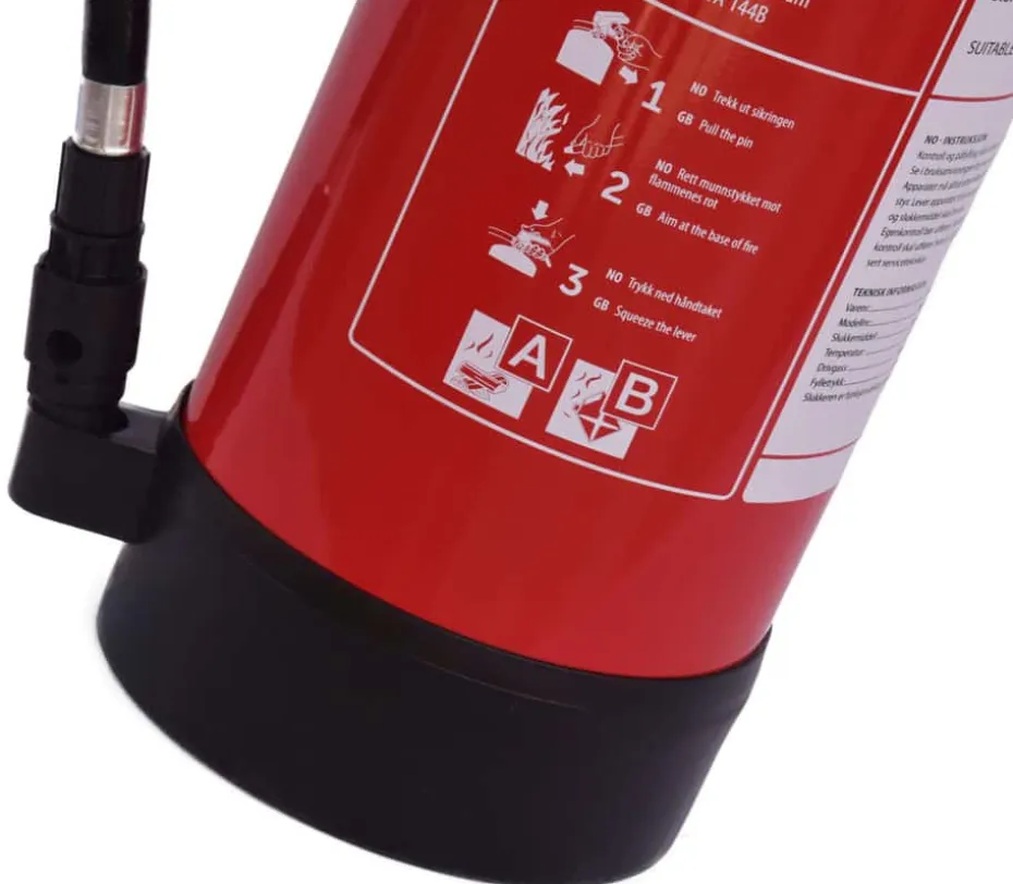 No-flame fluorfrie skum brannslukker