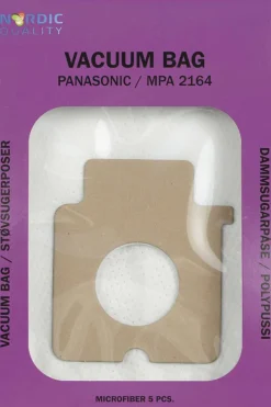 Nordic Quality Vac MPA 2164 Støvsugerposer, 5 stk.