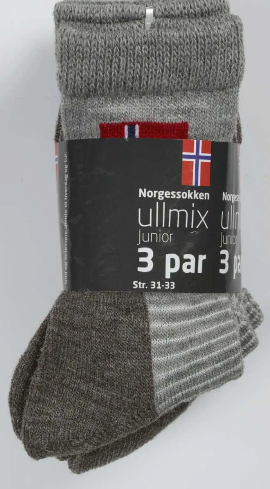Norgessokken ullmix 3 pk