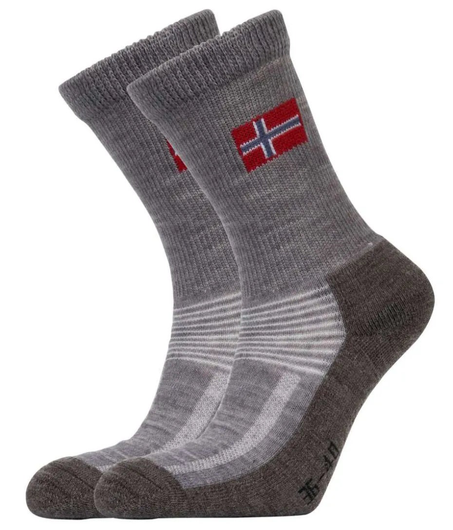 Norgesullsokken 2-pk unisex