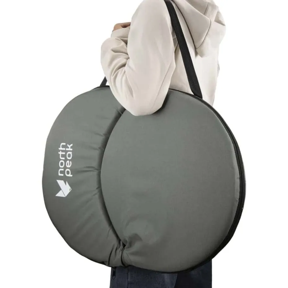 North Peak sittepute m/rygg regulerbar