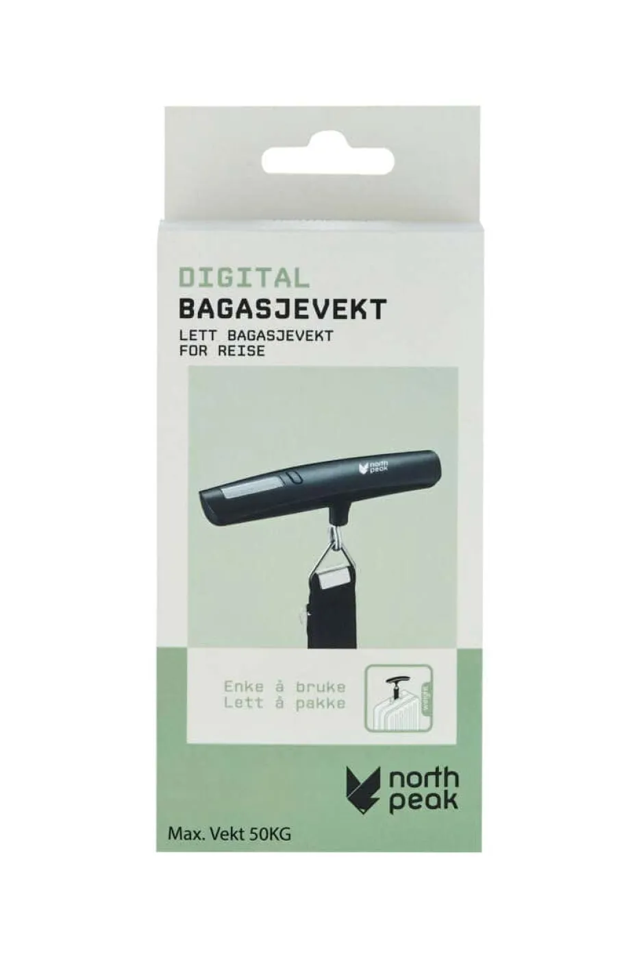 Northpeak digital bagasjevekt