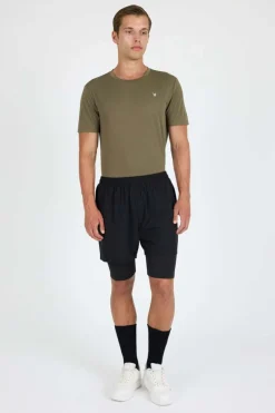 Northpeak Martin 3 2-i-1 treningsshorts herre