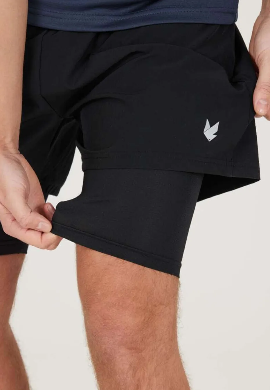 Northpeak Martin 2-i-1 treningsshorts herre