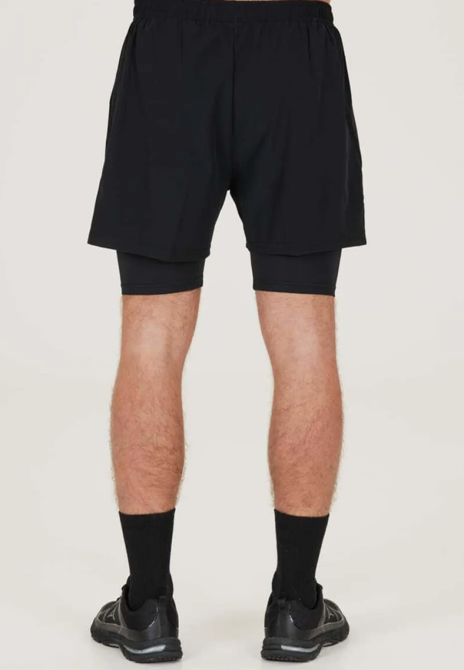 Northpeak Martin 2-i-1 treningsshorts herre