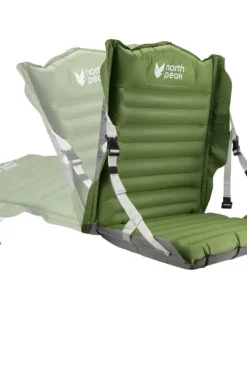 Northpeak oppblåsbart sitteunderlag m/rygg