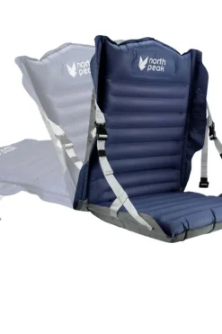 Northpeak oppblåsbart sitteunderlag m/rygg