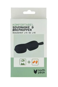 Northpeak sett med sovemaske og ørepropper