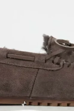 Northpeak skinntøfler dame