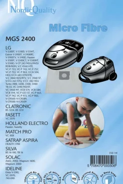 NQ MGS 2400 støvsugerposer