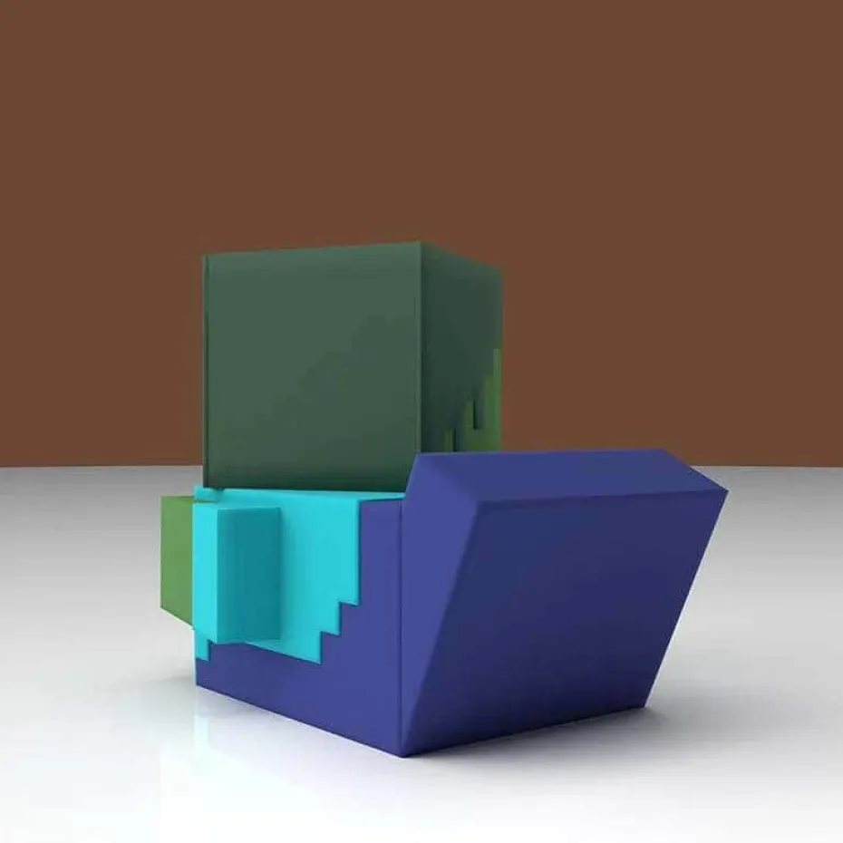 numskull® Minecraft: Zombie TUBBZ™ (First Edition) samlefigur