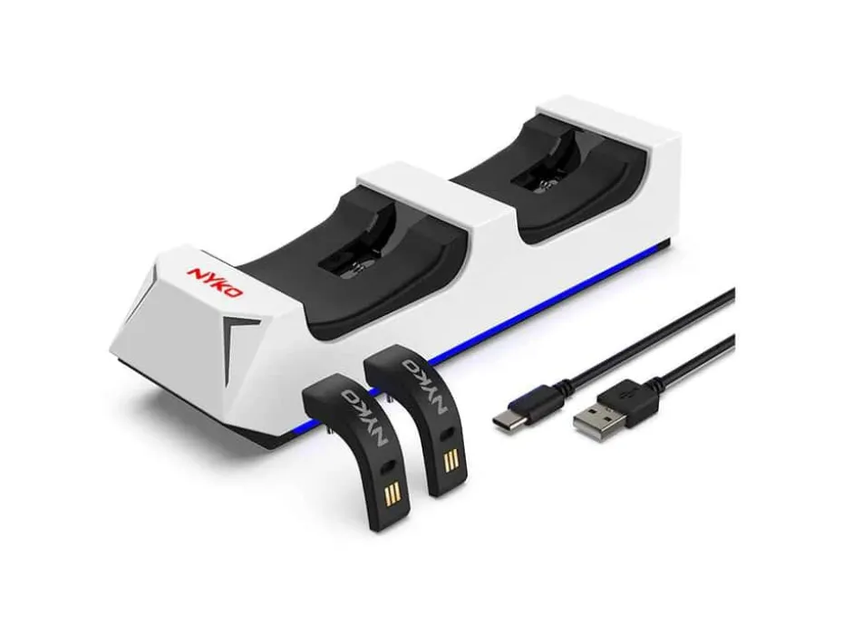 Nyko dobbel ladestasjon for PS5 DualSense™-kontrollere