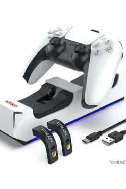 Nyko dobbel ladestasjon for PS5 DualSense™-kontrollere