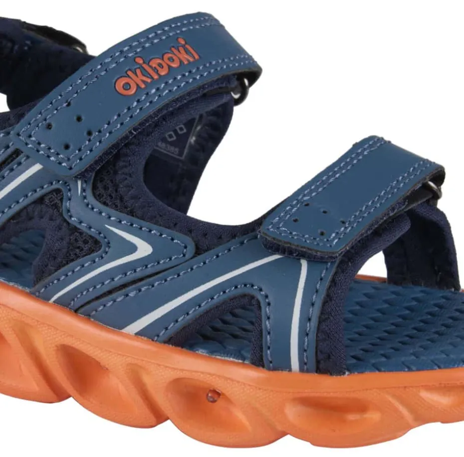 Okidoki Glitre 3 blinkesandaler barn