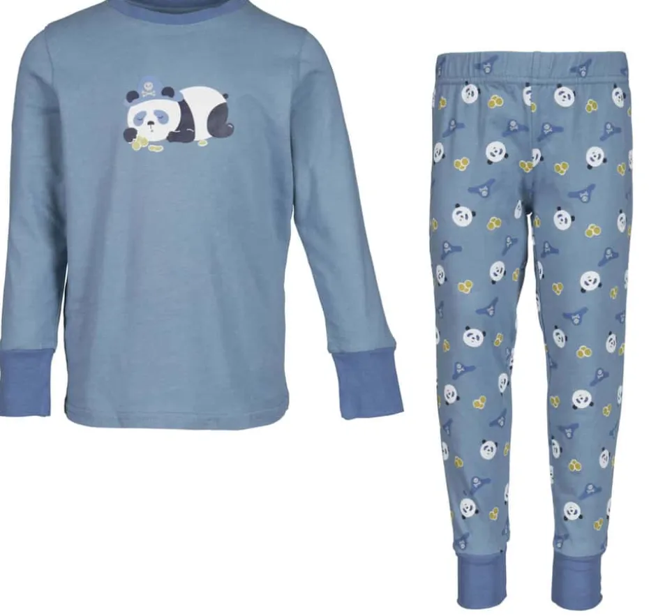 Okidoki Panda 2-delt pyjamassett barn